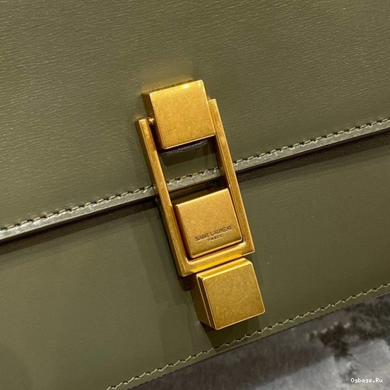 LOULOU LEATHER IN YSL CARRE SATCHEL SMOOTH 0731